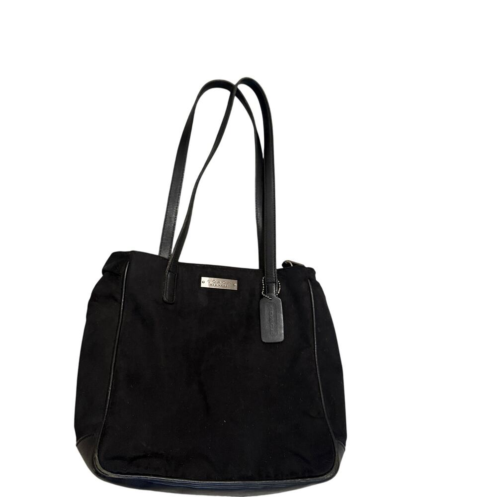 Vintage Coach Neo NEOPRENE Classic Lunch Tote 6240 Black Shoulder Bag Y2K